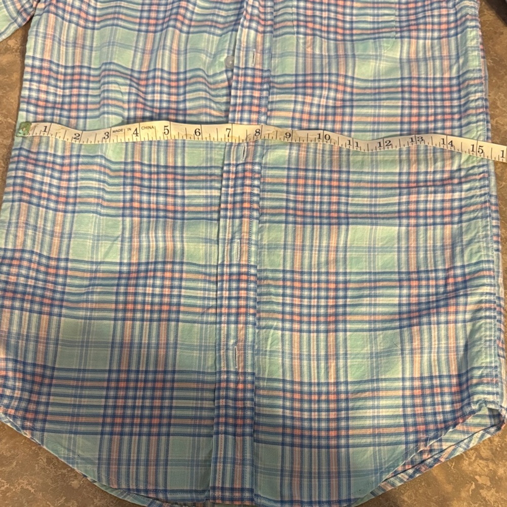 Class Club Blue and Pink Plaid Button Down Shirt - Picture 6 of 6